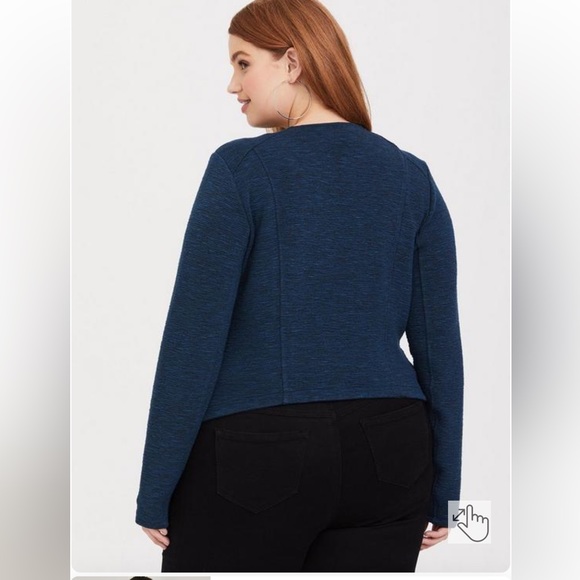 Moto Inspired Knit Jacket - Picture 4 of 5